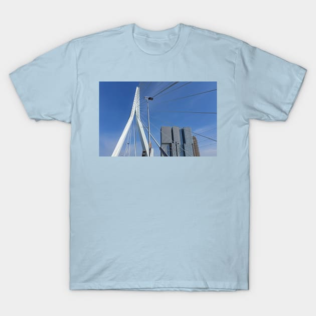 Erasmus bridge T-Shirt by psychoshadow